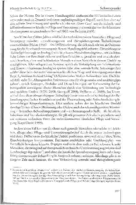 Vorschauseite 4: Vom Konzept zur klinischen Realität -Desiderata und Perspektiven in der Forschung über die technikintensive häusliche Versorgung in Deutschland