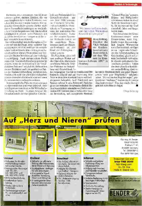 Vorschauseite 4: Holding auf evangelischer Ebene gebildet