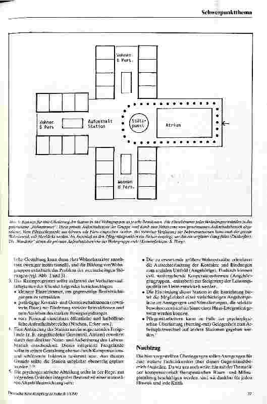 Vorschauseite 4: Modelle kompensatorisch-therapeutischer Raumund Milieugestaltung für eine psychogeriatrische Abteilung