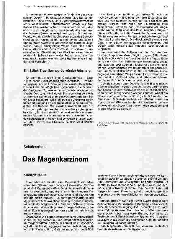 Vorschauseite 2: 120 Jahre Badische Schwesternschaft vom Roten Kreuz
