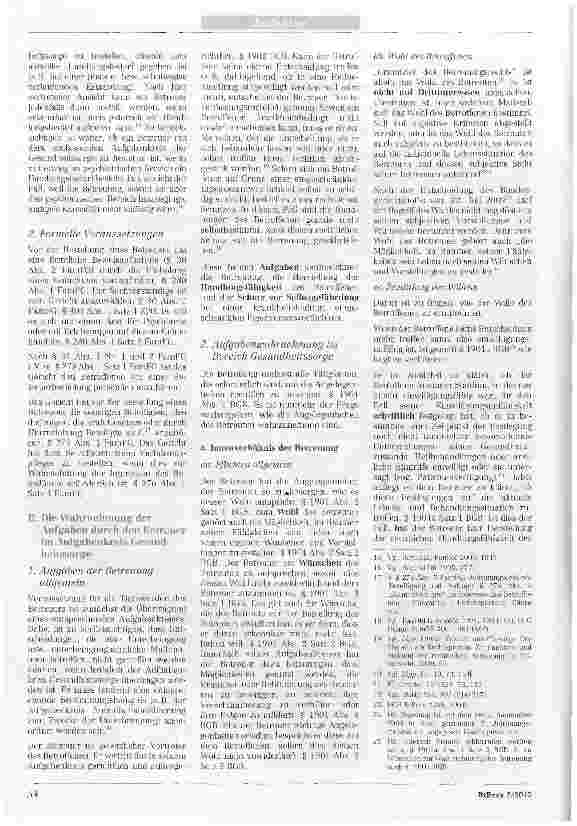 Vorschauseite 2: Die Aufgaben des Betreuers im Aufgabenkreis Gesundheitssorge - ein Überblick
