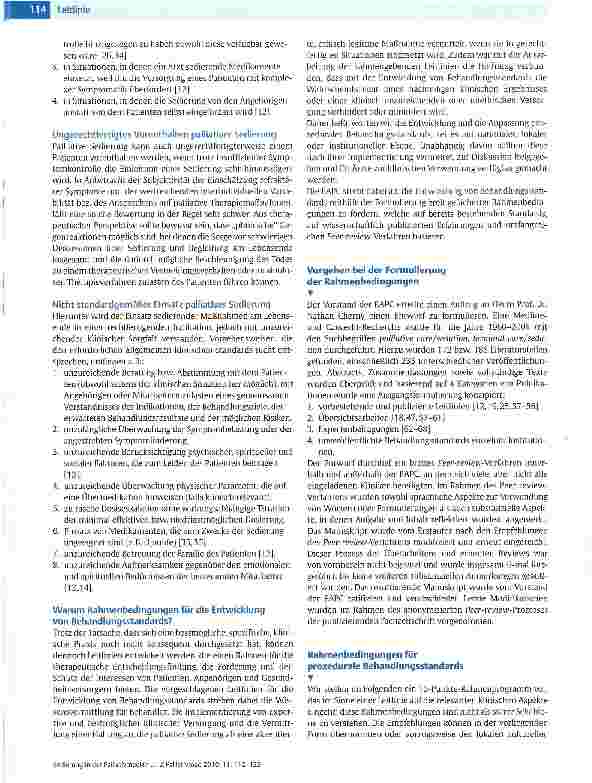 Vorschauseite 3: Sedierung in der Palliativmedizin - Leitlinie1 für den Einsatz sedierender Maßnahmen in der Palliativversorgung