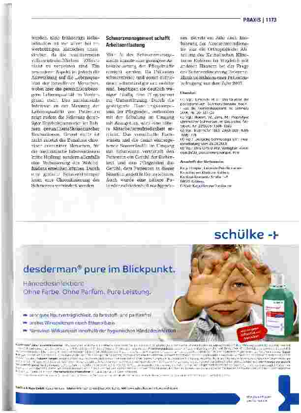 Vorschauseite 4: Pain NurseDie Rolle der Pflege in der Schmerztherapie