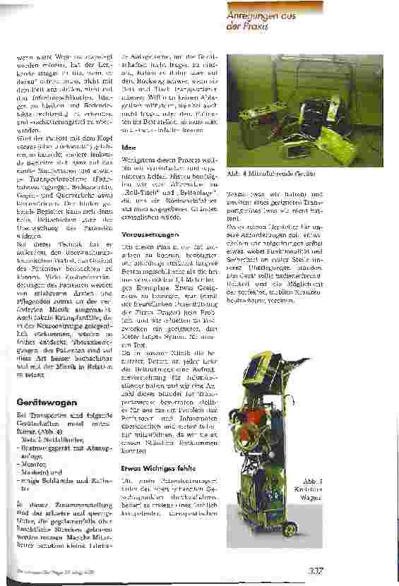 Vorschauseite 5: Transport von Intensivpatienten - ein Problem?