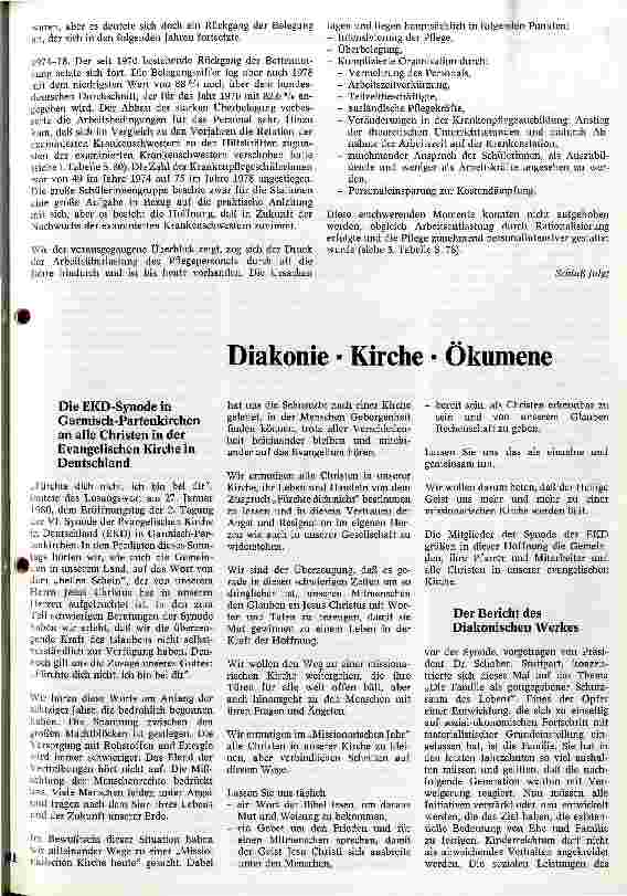 Vorschauseite 6: Das Krankenhaus von 1850 bis heute: dargestellt an einzelnen Arbeitsfeldern des evang. Diakonievereins