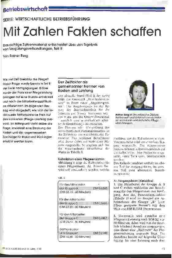 Vorschauseite 1: Mit Zahlen Fakten schaffen Teil 3