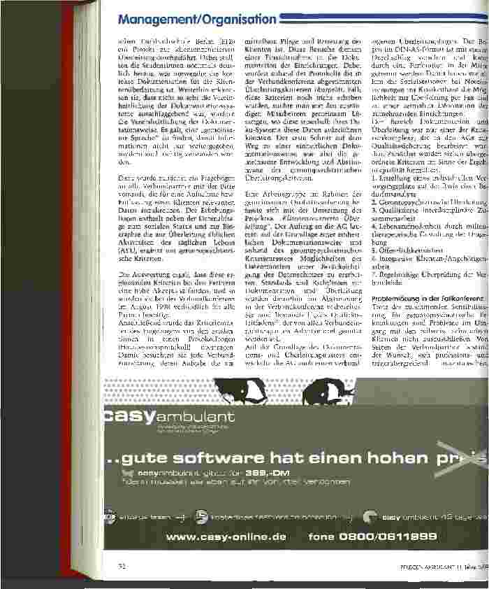 Vorschauseite 4: Gut gelaufen Gerontopsychiatrischer Verbund