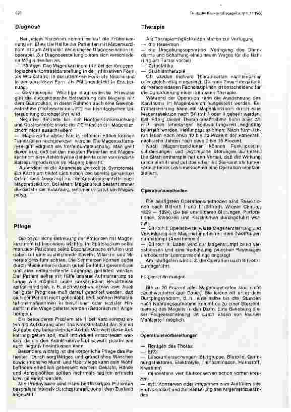 Vorschauseite 2: Das Magenkarzinom