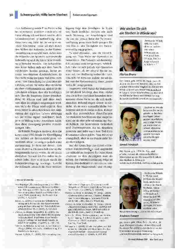 Vorschauseite 3: Patientenverfügungen in der klinischen Praxis