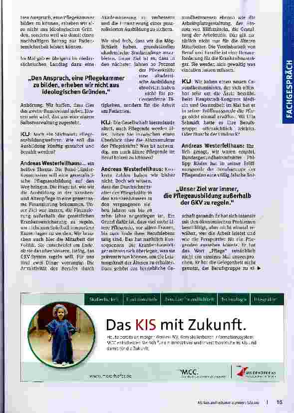 Vorschauseite 3: Altenschutz für Pflegekräfte?