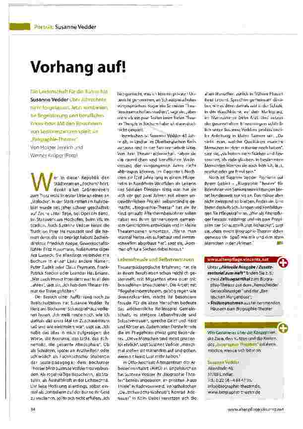 Vorschauseite 1: Vorhang auf!