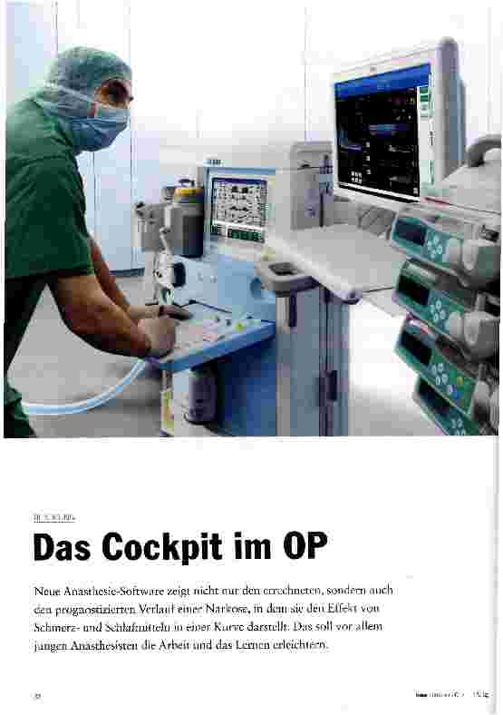 Vorschauseite 1: Das Cockpit im OP