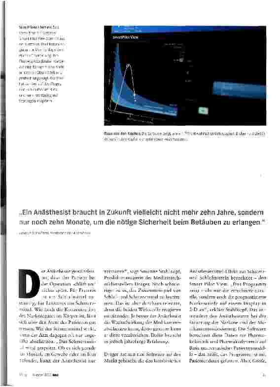 Vorschauseite 2: Das Cockpit im OP