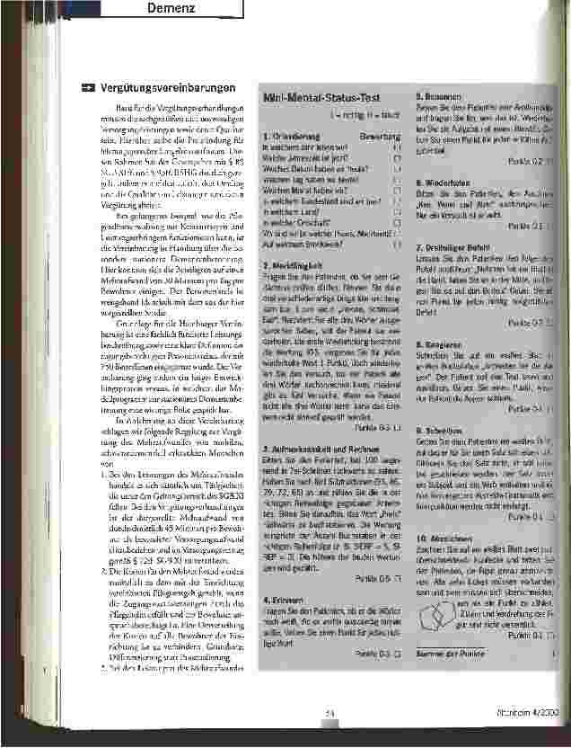 Vorschauseite 5: 45 Minuten Mehraufwand Ergebnisse des Leistungsvergleichs vollstationäre Versorgung Demenzkranker (LvVD)