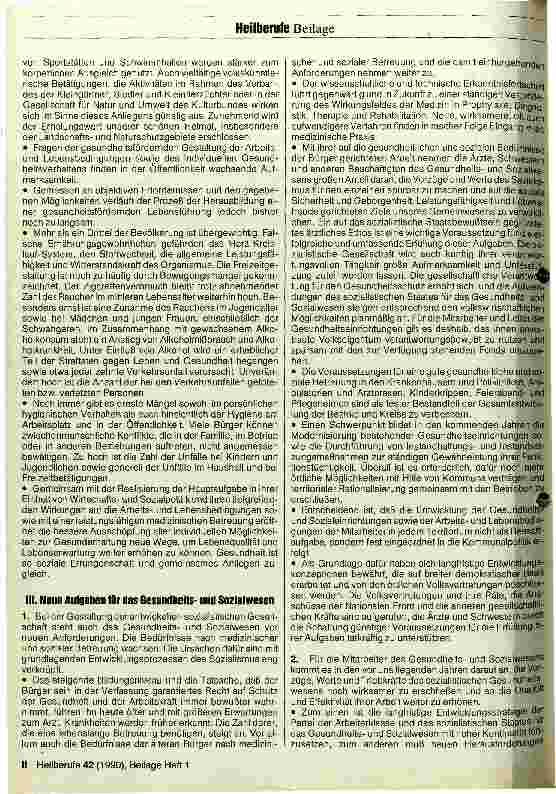 Vorschauseite 2: Orientierungen zur weiteren Entwicklung des Gesundheitsschutzes in der DDR