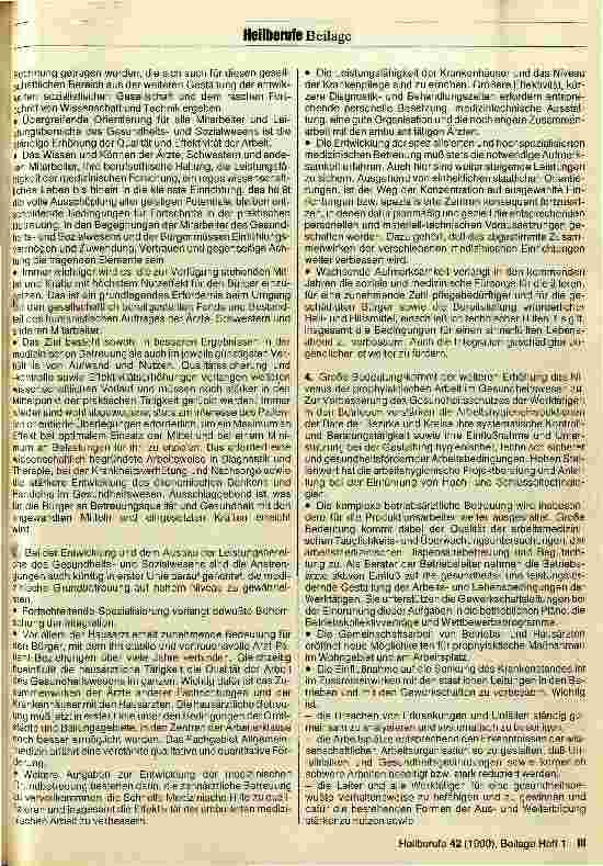 Vorschauseite 3: Orientierungen zur weiteren Entwicklung des Gesundheitsschutzes in der DDR