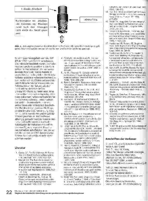 Vorschauseite 5: Vergleich der mikrobiellen Besiedlung von drei geschlossenen, mehrfach verwandbaren endotrachealen Absaugkathetersystemen nach 24-stündiger Anwendung in vivo