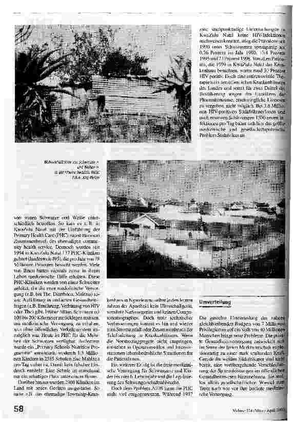 Vorschauseite 3: Reconstruction and Development Gesundheit in Südafrika fünf Jahre nach dem Ende der Apartheid