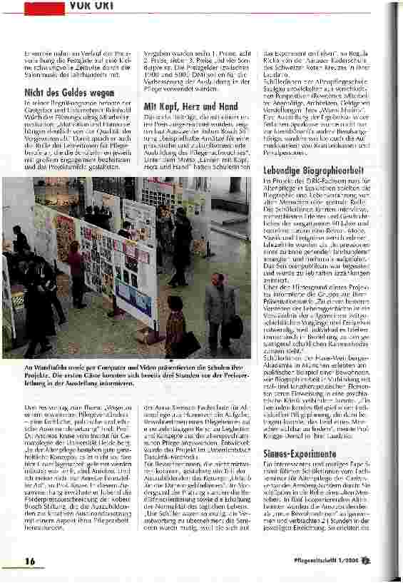 Vorschauseite 2: Pflegeausbildung braucht Ideen
