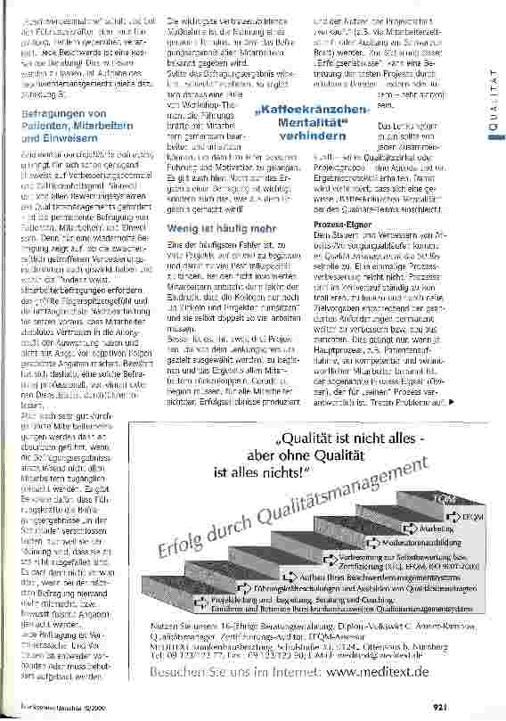 Vorschauseite 4: Fehler, und wie man sie vermeidet