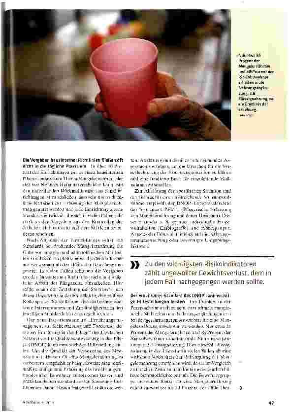 Vorschauseite 2: Vorhandene Standards besser umsetzen