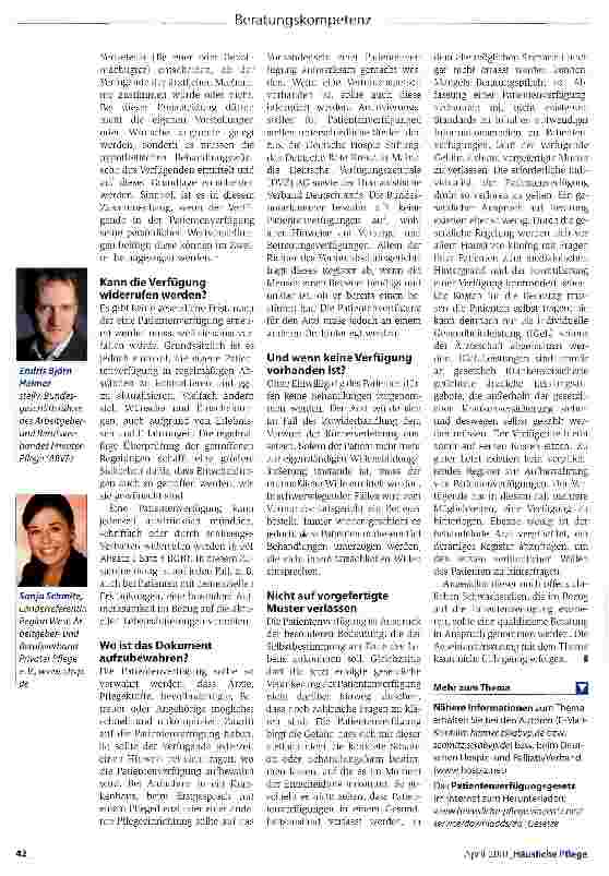 Vorschauseite 3: Dem Patientenwillen gehorchend