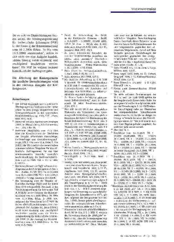 Vorschauseite 5: Ausschreibungspflichten für selektivvertragliche ärztliche Versorgung in der GKV