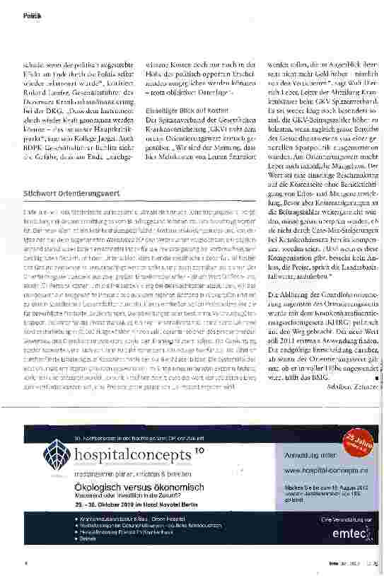Vorschauseite 3: Ein Warenkorb fürs Krankenhaus