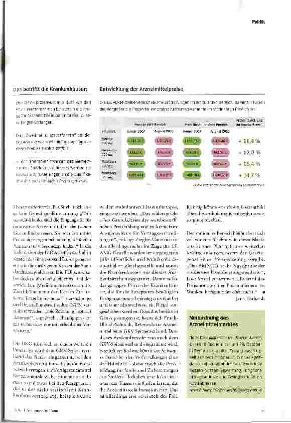 Vorschauseite 2: Bittere Pille für Krankenhäuser