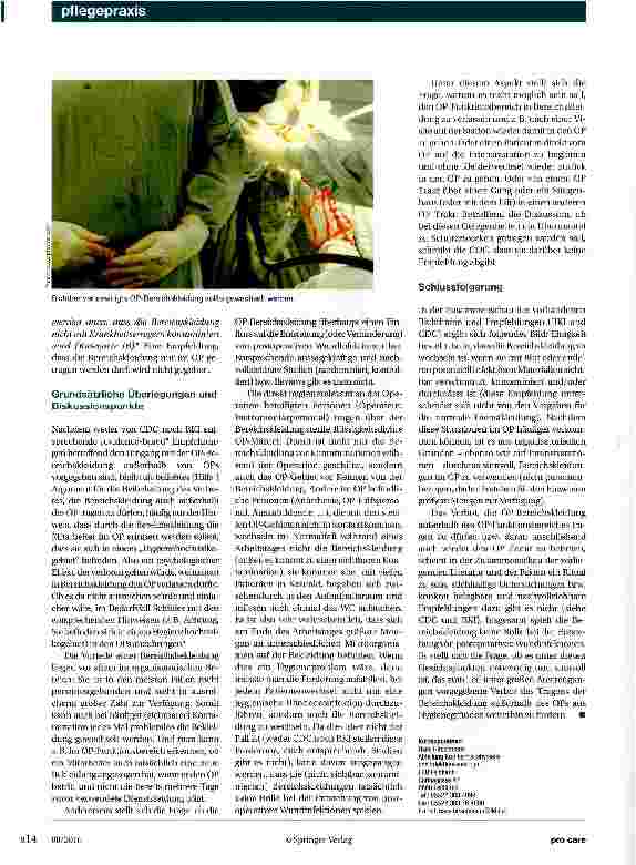 Vorschauseite 3: Mythos Bereichskleidung - zwischen Evidenz und Ritual