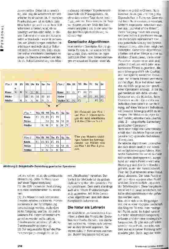 Vorschauseite 3: Das Ende starrer Arbeitszeiten? Schichtplanung im Pflegedienst nach mathematischen Modellen