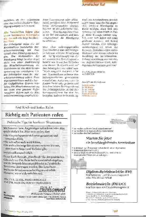 Vorschauseite 4: Kündigungsschutz im Arbeitsverhältnis Teil 1