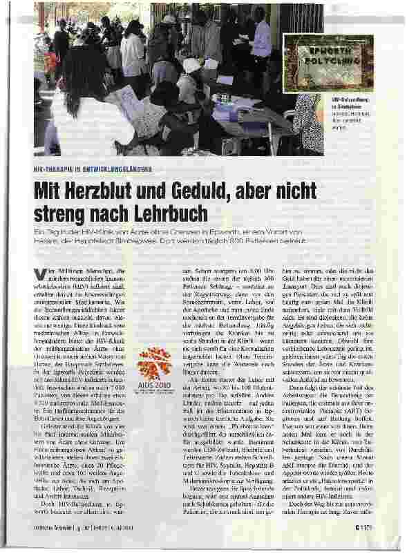 Vorschauseite 1: Mit Herzblut und Geduld, aber nicht streng nach Lehrbuch