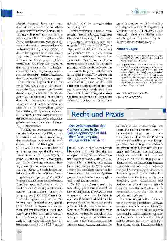 Vorschauseite 3: Ambulante Behandlung im Krankenhaus nach § 116 b SGB V