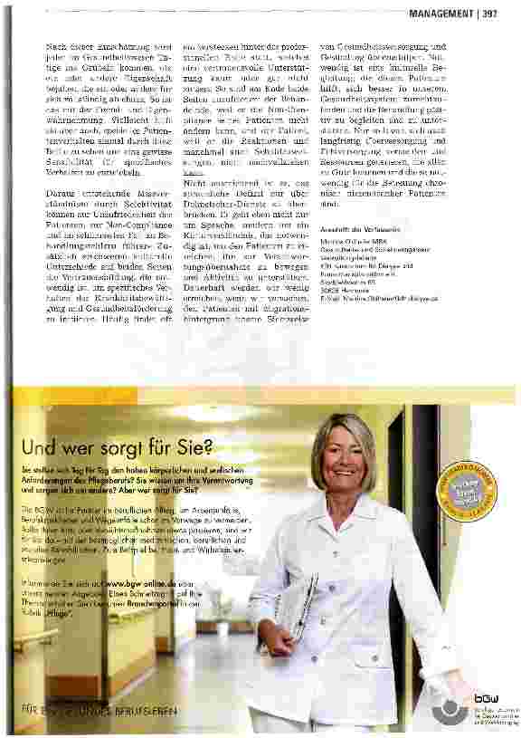 Vorschauseite 4: Personelle Vielfalt beeinflusst Management und Patientenbetreuung
