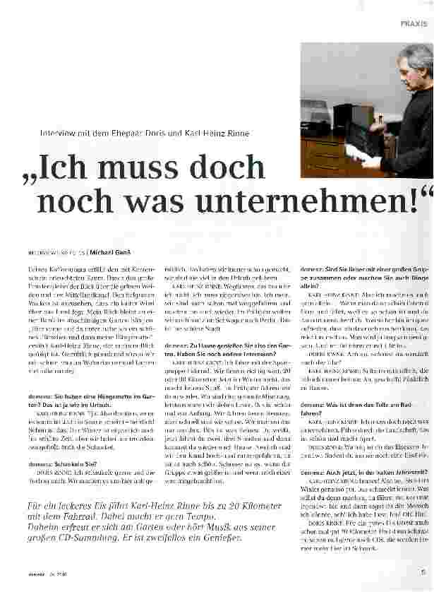 Vorschauseite 1: Ich muss doch noch was unternehmen