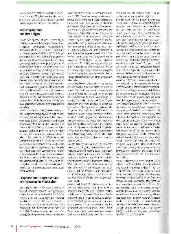 Vorschauseite 3: Aphasien bei Kindern - ein unterschätztes Phänomen