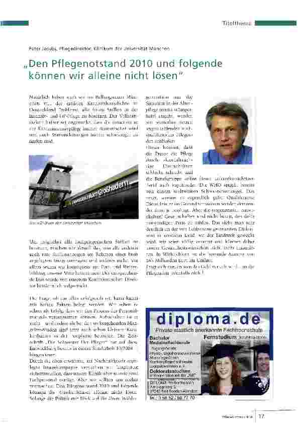 Vorschauseite 4: Herausforderung Nachwuchs