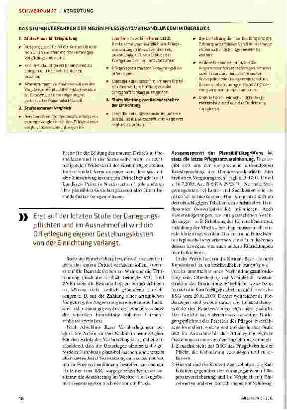 Vorschauseite 3: So verhandeln Sie jetzt Ihre Pflegesätze