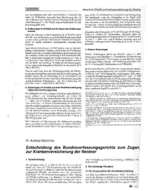 Vorschauseite 2: Änderungen beim Erziehungsgeld und Erziehungsurlaub zum 1. Januar 2001