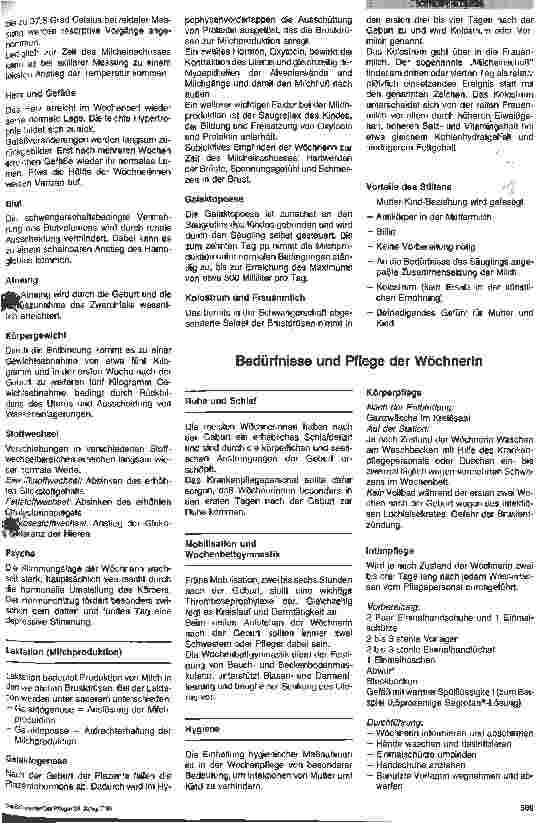 Vorschauseite 3: Wochenpflege