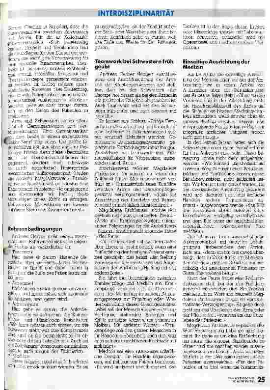 Vorschauseite 2: Zusammenarbeit - aber wie?