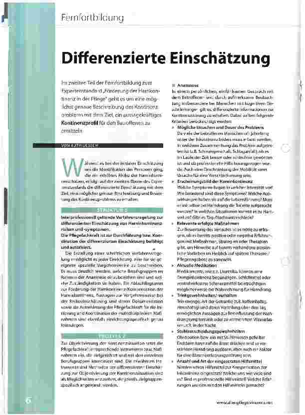 Vorschauseite 2: Differenzierte Einschätzung