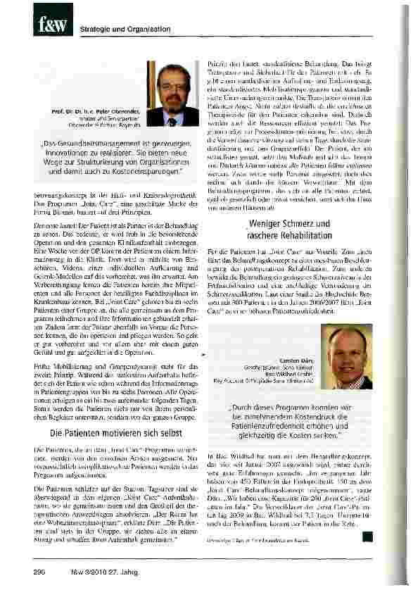 Vorschauseite 4: Selbstzahlerprogramme und Patientenmotivation