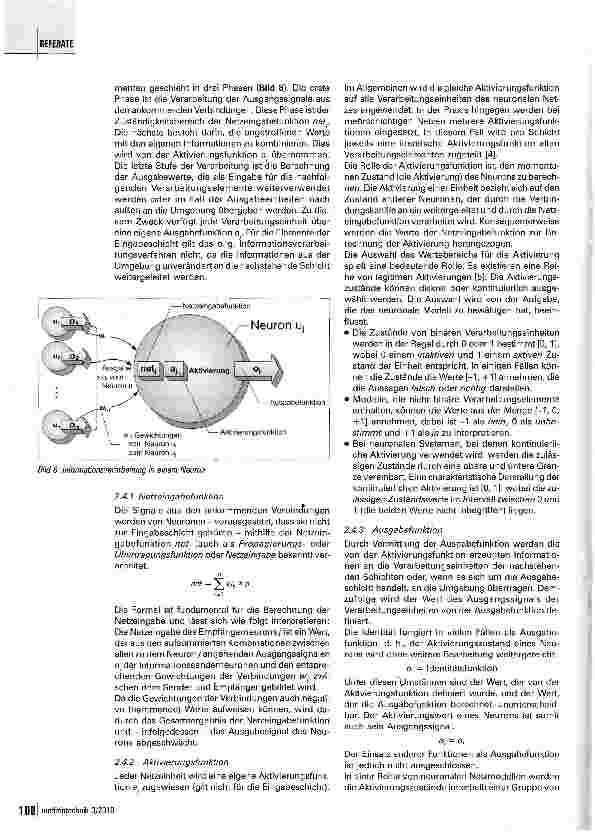Vorschauseite 5: Künstliche neuronale Netze