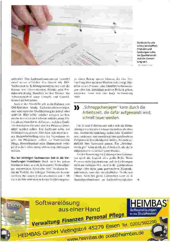 Vorschauseite 2: Jede Leistung hat ihren Preis