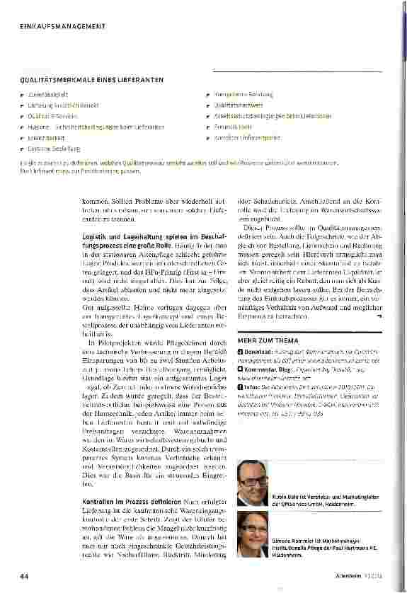 Vorschauseite 3: Jede Leistung hat ihren Preis