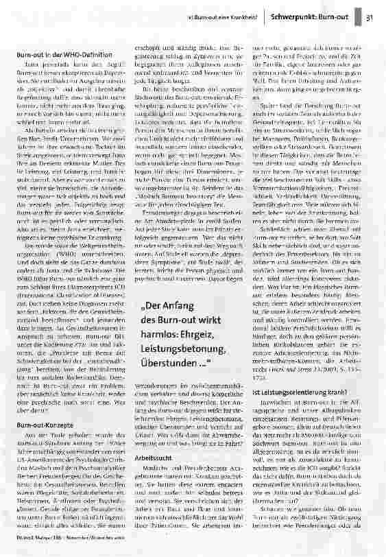 Vorschauseite 2: Ausgebrannt