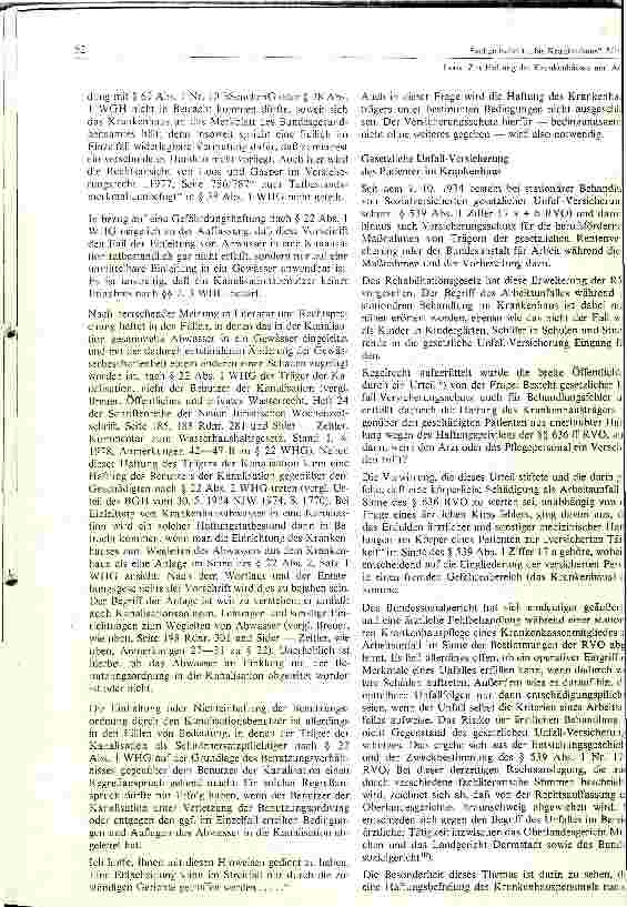 Vorschauseite 5: Zur Haftung der Krankenhäuser und Ärzte