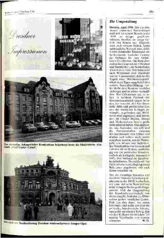Vorschauseite 4: Gründung des Verbandes der Verwaltungsdirektoren der Krankenhäuser in der DDR am 5. April 1990 in Dresden